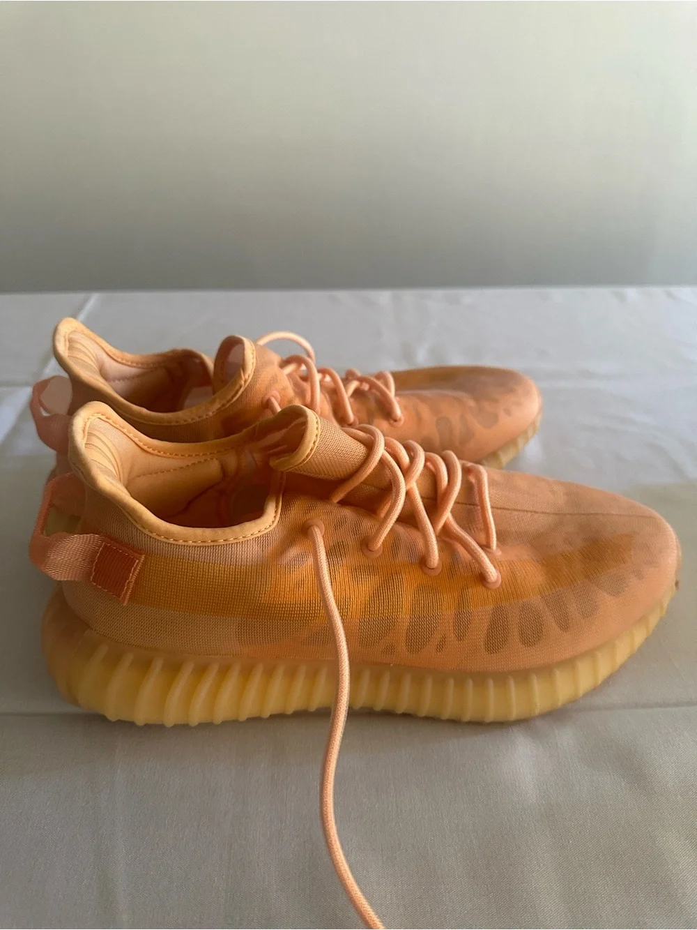 Yeezy Boost 350 V2 Orange/Peach Athletic Sneakers
